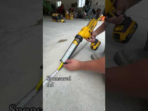 This dewalt caulk gun is a game changer. #dewaltpartner#sponsored #ad @dewalttv