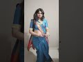 Navel Poking In Silk Saree Challenge Video Shorts Youtubeshorts Entertainment