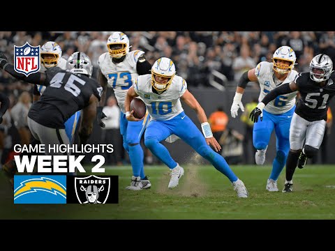 Los Angeles Chargers vs Las Vegas Raiders Game Highlights | 2025 NFL Season Week 2