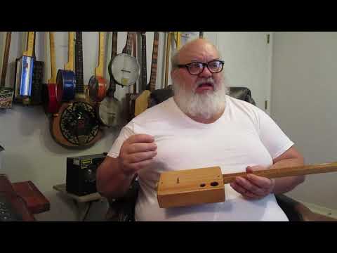 Electric Unitar - Cypress Box Dulcimer Guitar by G.S.Monroe image 7