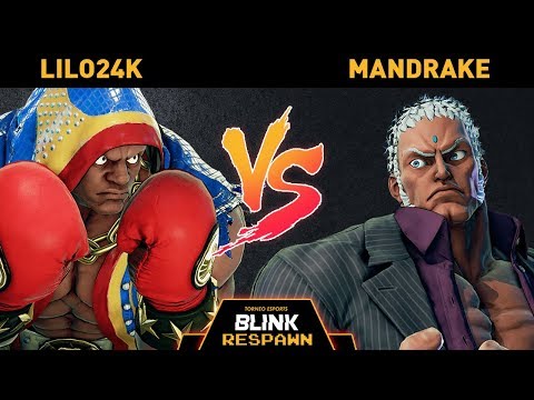 Lilo24K (Balrog) Vs Mandrake (Urien) - Blink Respawn - Top 8