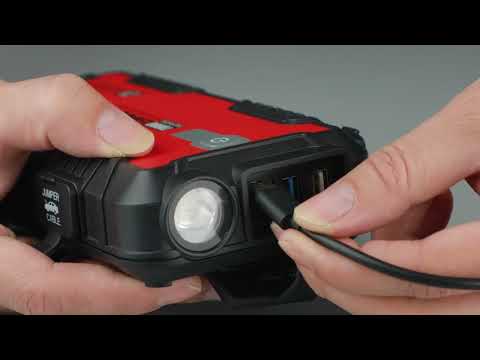 So laden Sie den GOOLOO Jump Starter GT1500 auf