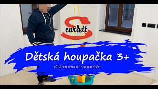 Plastová houpačka barevná 3+ Scarlett
