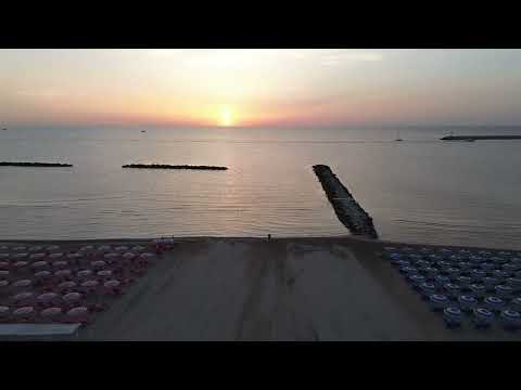 Alba a Porto san Giorgio/ Drone view