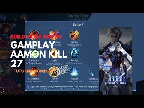 27 kill Legendary+Savage! AAMON bantai lawan - best build Aamon-MLBB