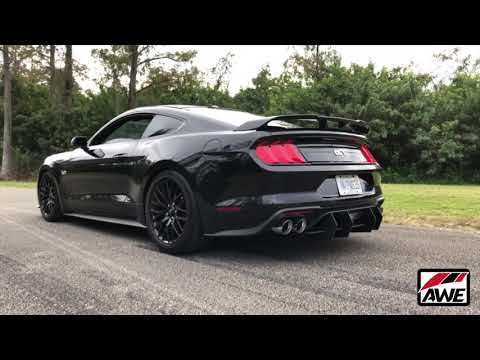2018 Mustang GT AWE Touring Cat-Back Exhaust | Rev + Flyby