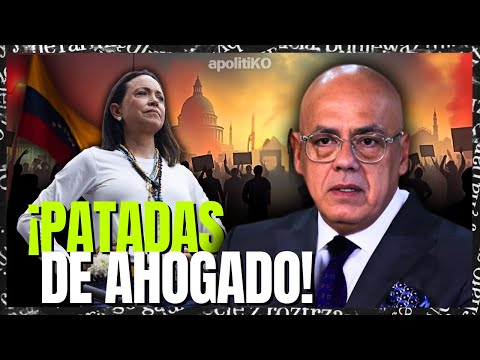 INSULTOS, GRITOS Y ODIO: JORGE RODRÍGUEZ ATACA A MARÍA CORINA