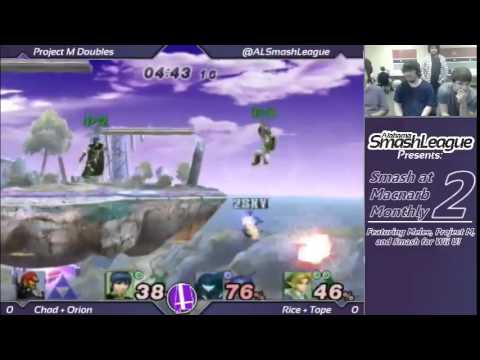 Smash at Macnarb 2 - Chad + Orion vs. Rice + Tope - Project M