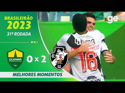 Gols e lances de Cuiabá x Vasco da Gama