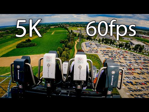 Hyperion back seat on-ride 5K POV @60fps Energylandia
