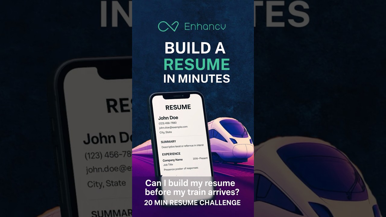 Finish a Polished Resume on a 20-Minute Train Ride video thumbnail