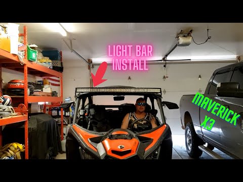 Light Bar Install-Can Am Maverick X3 Turbo