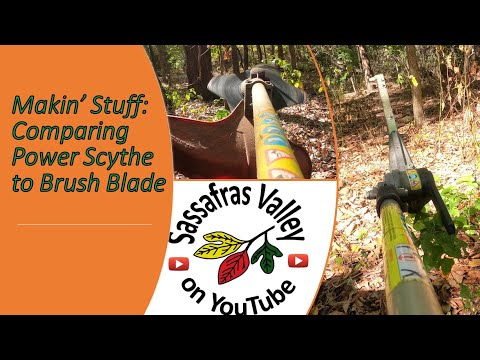 Makin' Stuff: Comparing Power Scythe to Brush Blade