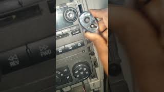 How to remove FACTORY radio 2006 Chevy HHR