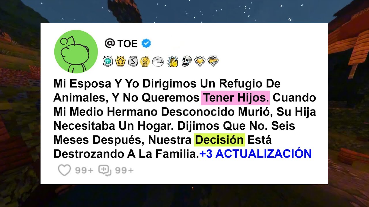 Mi Esposa Y Yo Dirigimos Un Refugio De Animales, Y No Queremos Tener Hijos. Cuando Mi Medio...