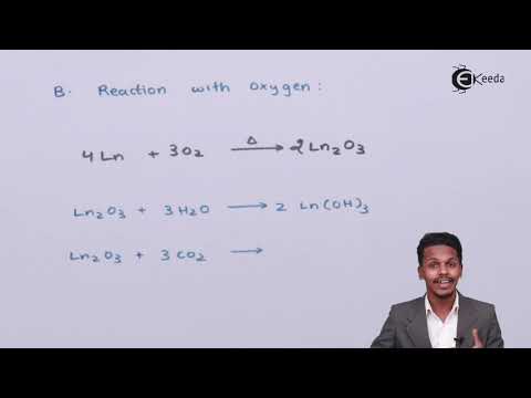 Chemical Reactivity of Lanthanoids - D and F Block Elements - Chemistry Class 12