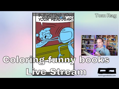 Coloring Funny Books: Creating Comics with Old Time Radio