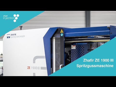 Neue Spritzgussmaschine bei aXpel injection - Zhafir ZE 1900 III