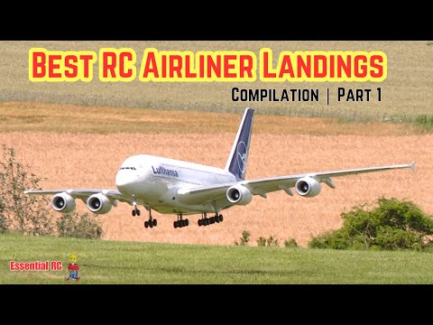 BEST COMPILATION of RC AIRLINER LANDINGS 2024 | PART 1