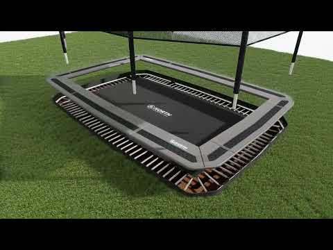 North In-Ground Trampoline with Safety Net Installation - Superior Play Systems