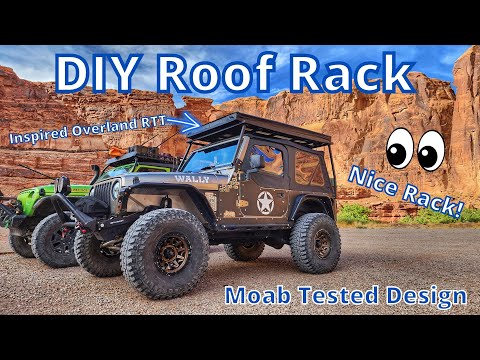 Jeep Wrangler TJ - Custom Overland Roof Rack Build | DIY