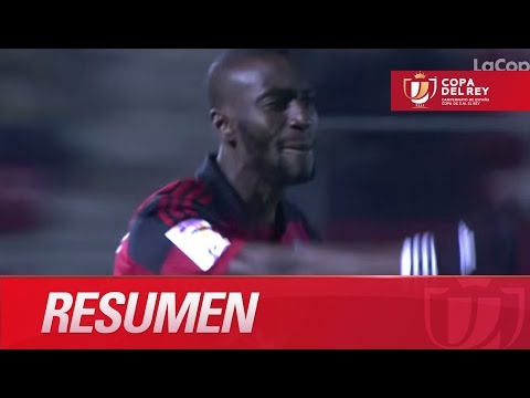 Resumen de CD Mirandés (2-1) Málaga CF