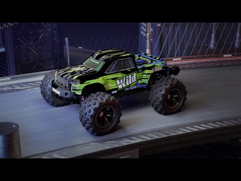 BEZGAR HP161S Brushless Fast RC Cars 40MPH, High Speed 1:16 4X4 Off Road Brushless RC Truck