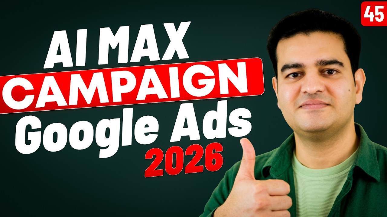 Google Ads AI Max Search Campaign Full Tutorial in Hindi 2026 | #aimax #googleads2026