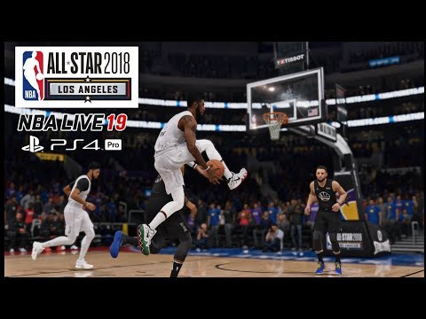 NBA LIVE 19 All Star Game Gameplay PS4 Pro