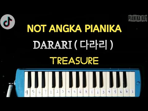 Not Pianika Darari ( 다라리 ) - Treasure | Easy Cover Pianika + Lyrics