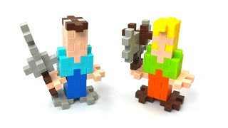 Plus-Plus Minecraft Players instructions