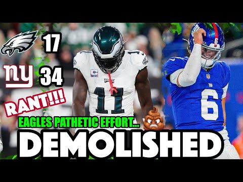  🚨Eagles STINK IT UP! EVERYONE TO BLAME In LOSS To Giants! 😡 BIG PROBLEMS 