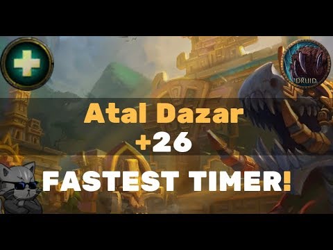 Atal Dazar +26 Rank 1 - Zmug Resto Druid PoV