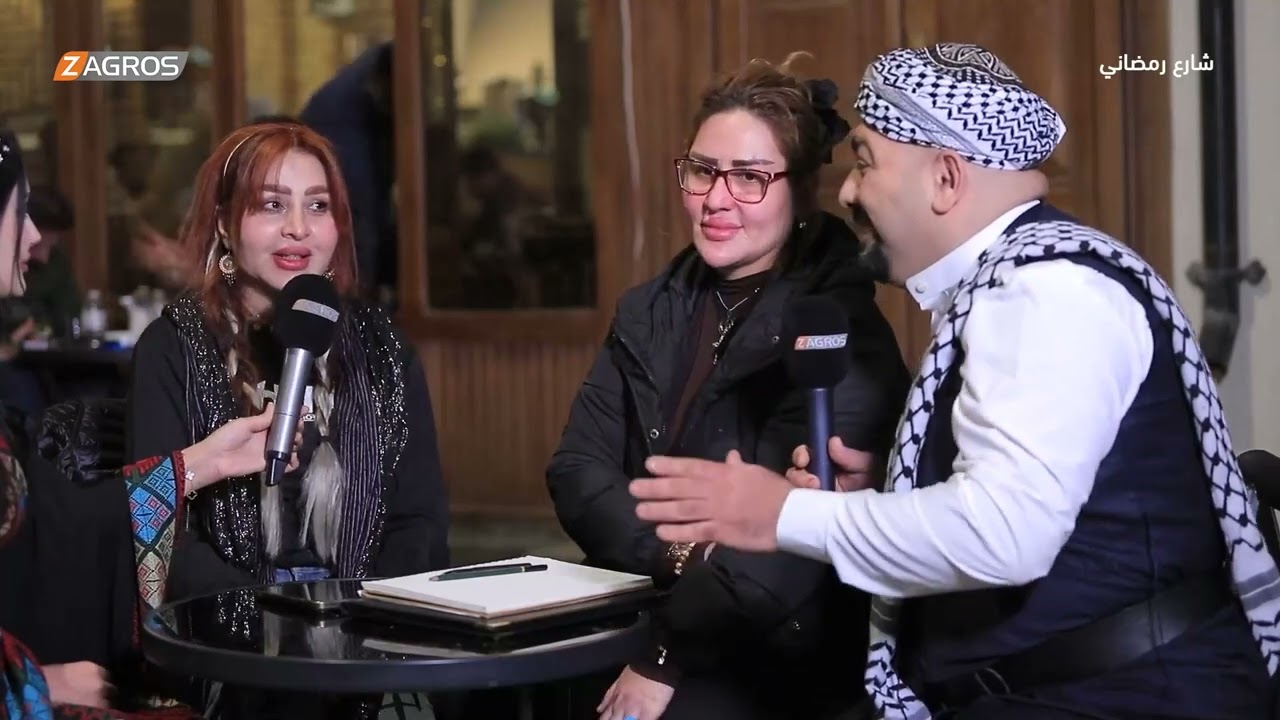 فيديو | دندنة .. ميحانة ولونج الخمري في أجمل آماسي بغداد الرمضانية | شارع رمضاني