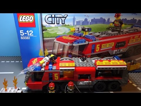 LEGO City 2014 Airport Fire Truck: Stop Motion