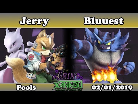 The Grind 62 Jerry (Mewtwo, Fox) vs Bluuest (Incineroar) Pools