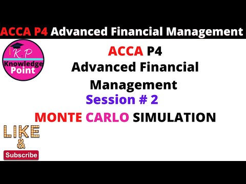 ACCA P4 - SESSION 2 - MONTE CARLO SIMULATION