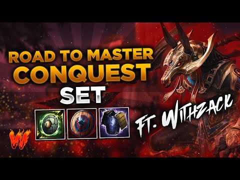 SET, EL SUPPORT INESPERADO ft. WithZack - Warchi - Smite Road to Master Conquest
