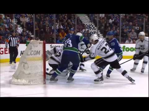 Canucks vs Kings - All Canuck Goals - 4/5/14 - HD