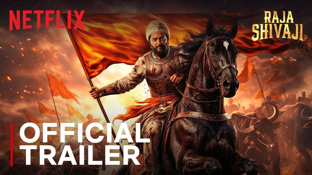 Raja Shivaji | Official Trailer | Riteish Deshmukh, Sanjay Dutt, Genelia Deshmukh | Netflix