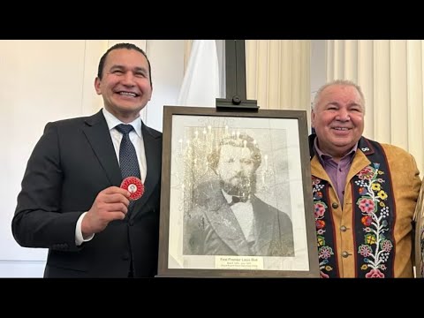 FULL PRESS CONFERENCE: Louis Riel's portrait as Manitoba's honorary 1st premier unveiled yesterday
