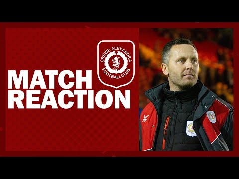 POST-MATCH REACTION | Crewe Boss Alex Morris Reflects On Tranmere Loss