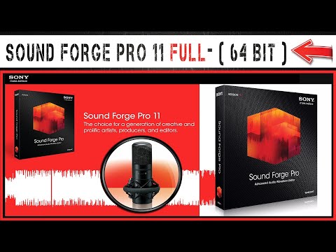 SOUND FORGE 11 full + INSTALACION PASO A PASO