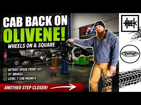 Lowering the Cab Back on Olivene! Detroit Speed Suspension + Wheel Setup