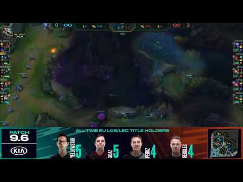 G2 vs OG Highlights Game 3 LEC Spring 2019 Finals G2 Esports vs Origen LEC Highlights By Onivia