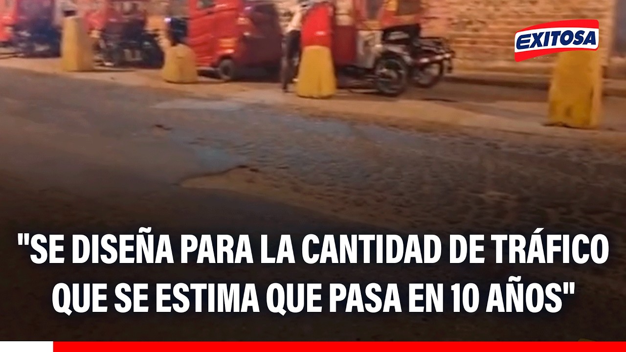 🔴🔵 Andrés Sotil: "se diseña para la cantidad de tráfico que se estima que pasa en 10 años"