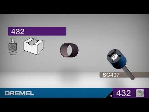 Slipband Dremel 13 mm kornstorlek 120 432