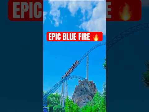 Blue Fire Launch at Europa-Park! 🚀#shorts #europapark #rollercoaster #themepark