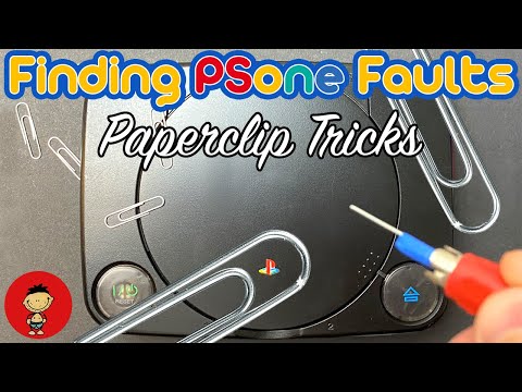 Identify PSone Faults Using a Paper Clip - Retro Console Repair