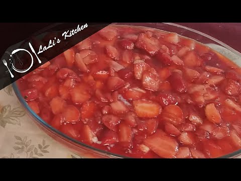 Strawberry Delight سٹرابیری کا میٹھا "Lali's Kitchen" #LalisKitchen